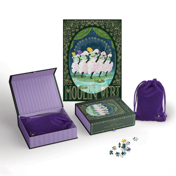 Moulin Vert Frog Puzzle – Good Juju Ink