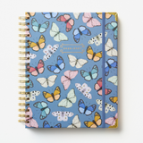 2027 Butterfly Toss 17-Month Weekly Large Spiral Planner