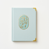 2027 Checkered Plaid 17-Month Weekly Medium Bound Planner