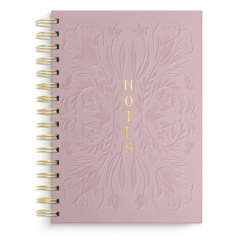 Tulip Blind Embossed Spiral Notebook