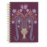 Floral Greek Vase Spiral Notebook