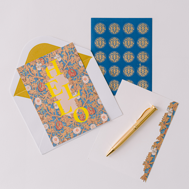 Blue Illumination Luxury Stationery Set