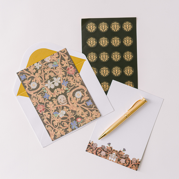 Skull Illumination Luxury Stationery Set