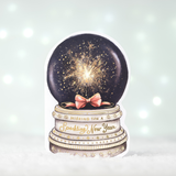 Sparkling New Year Snow Globe