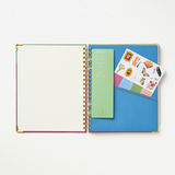 2027 Sneaky Cat Bookshelf 17-Month Large Spiral Planner