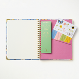 2027 Butterfly Toss 17-Month Weekly Large Spiral Planner