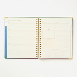 2027 Sneaky Cat Bookshelf 17-Month Large Spiral Planner
