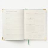2027 Checkered Plaid 17-Month Weekly Medium Bound Planner
