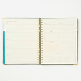 2027 Vintage Daily Agenda 12-Month Weekly Large Spiral Bound Planner