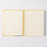 Cat Library Undated Weekly Medium Spiral Planner