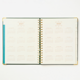 2027 Vintage Daily Agenda 12-Month Weekly Large Spiral Bound Planner
