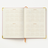 Tulip Blind Embossed Undated Weekly Medium Bound Planner