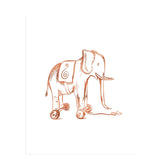Toy Elephant Art Print