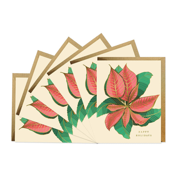 Nouveau Poinsettia - Boxed Set of Six