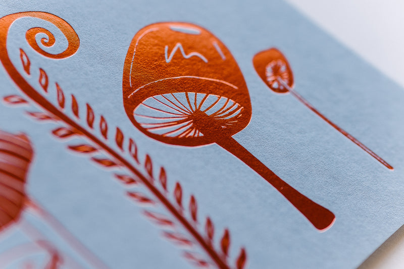 Enchanted Mushroom Garden Stationery - Boxed Set of Six