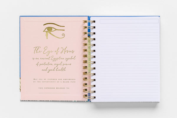 Eye of Horus Spiral Notebook