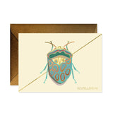 Teal Beetle Stationery