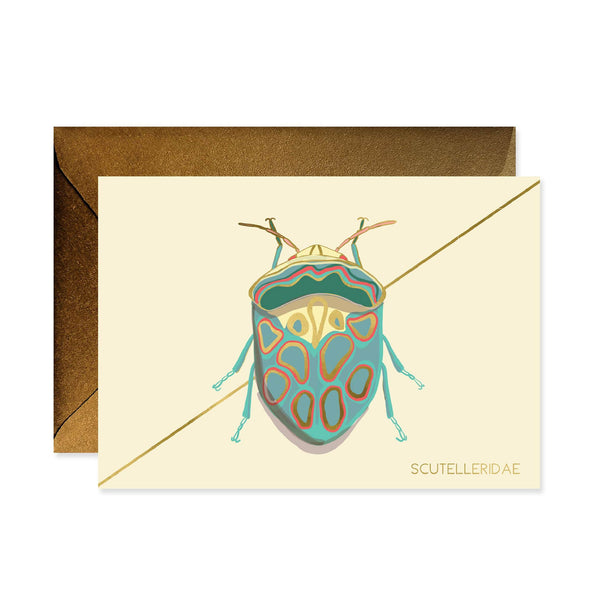 Teal Beetle Stationery