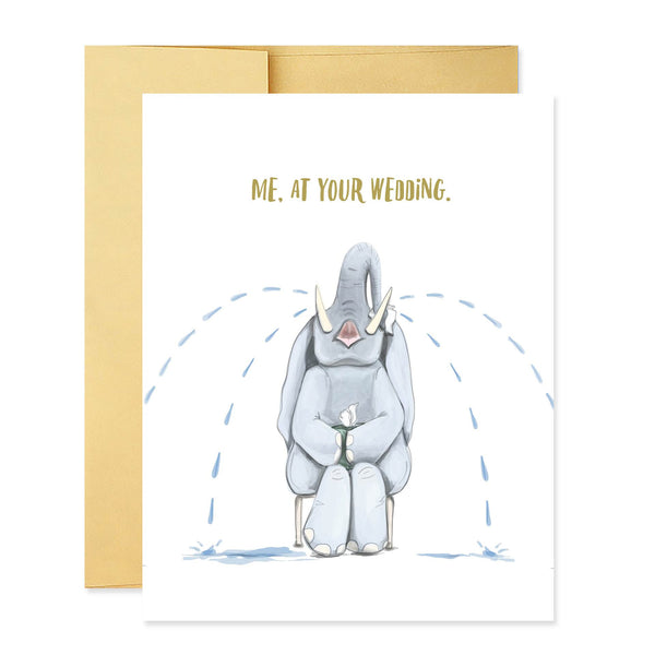 Weeping Wedding Elephant