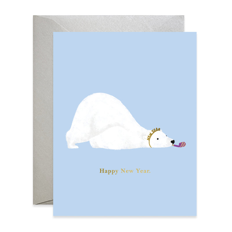 New Year Polar Bear