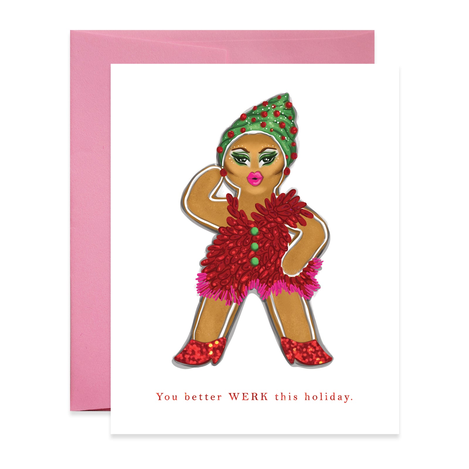 Gingerbread Drag Queen – Good Juju Ink, image size:1600x1600