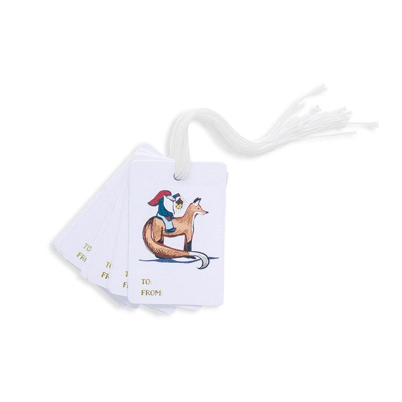 Gnome and Fox Gift Tag Set