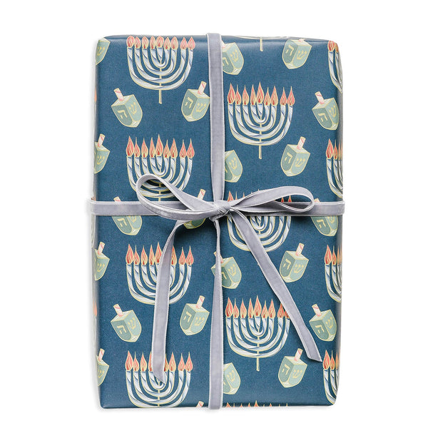 Nouveau Hanukkah Gift Wrap