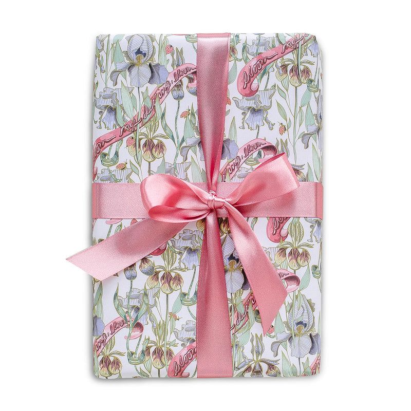 White Bloom My Darling Gift Wrap – Good Juju Ink