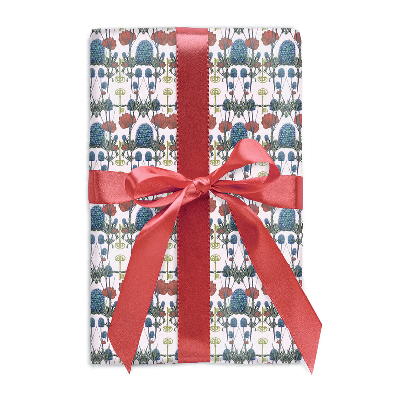 Blush Enchanted Thistle Gift Wrap