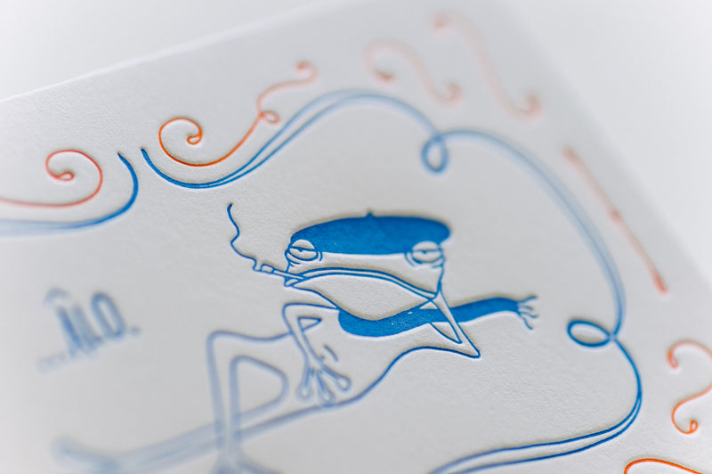François le Frog Says "Âlo" Stationery