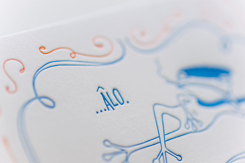 François le Frog Says "Âlo" Stationery