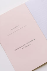 Pink Underwater Ball Softcover Notebook