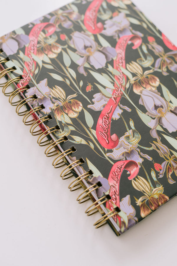 Bloom My Darling Spiral Notebook