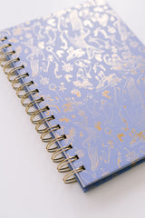 Periwinkle Underwater Ball Spiral Notebook