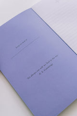 Periwinkle Underwater Ball Softcover Notebook