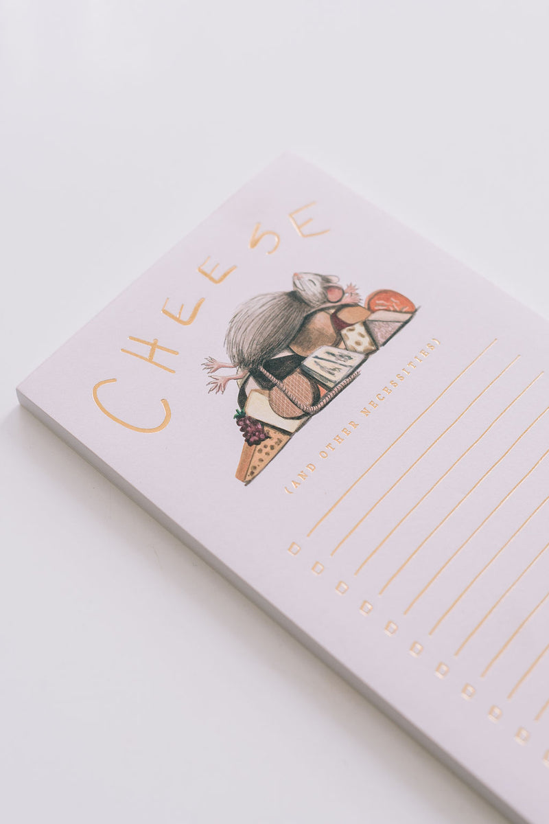 Cheese + Necessities Notepad