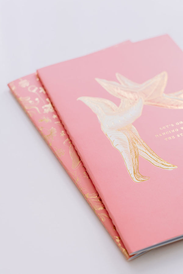 Dancing Sea Stars Notebook Duo