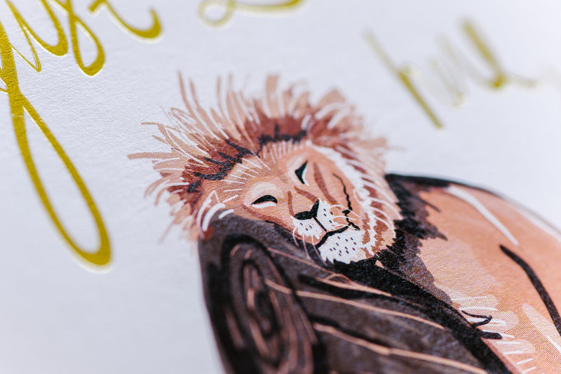 Lion Here Thinking Of You
