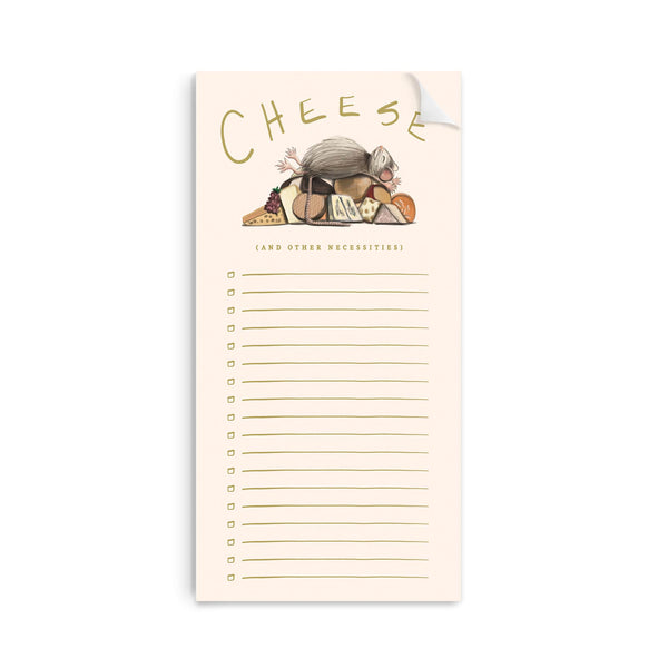 Cheese + Necessities Notepad