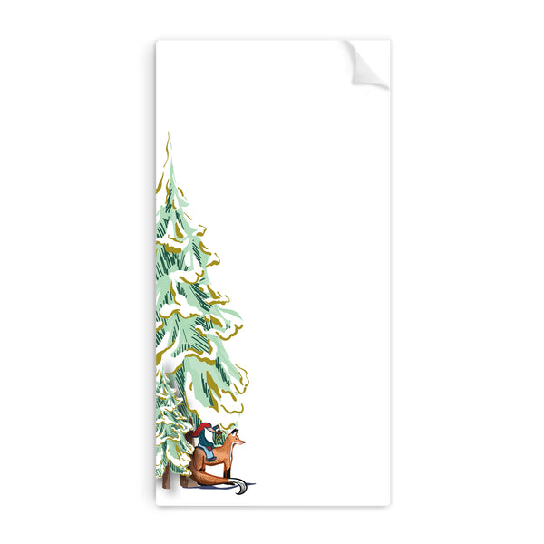 Christmas Woods Notepad