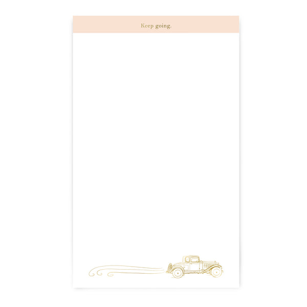 Keep Going Large Notepad - Pink