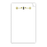 Enchanted Lock & Keys Large Notepad