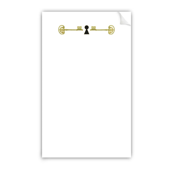 Enchanted Lock & Keys Large Notepad