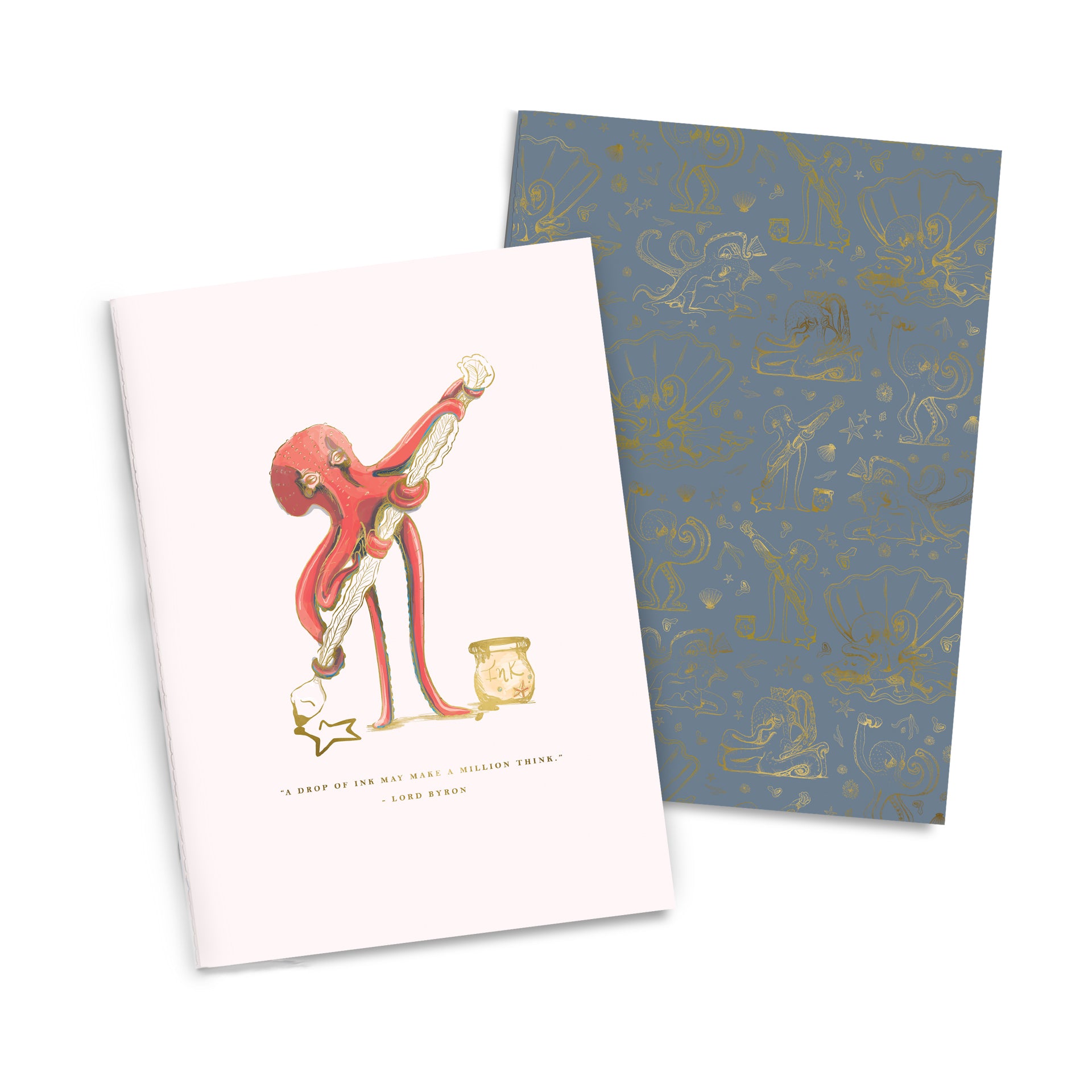 The Inky Notebook Inky Octopus Notebook Duo – Good Juju Ink