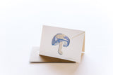 Periwinkle Mushroom Stationery - Boxed Set of Six