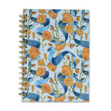 Poppies & Ribbon Spiral Notebook
