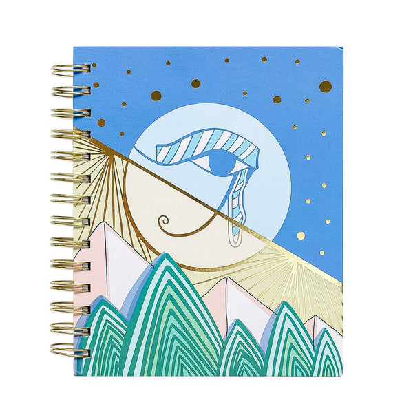 Eye of Horus Spiral Notebook