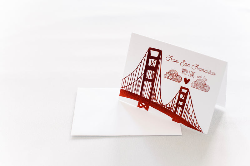 San Francisco Love Stationery - Boxed Set of Six