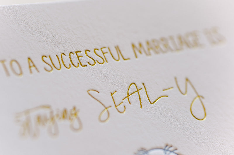 Stay Seal-y Wedding