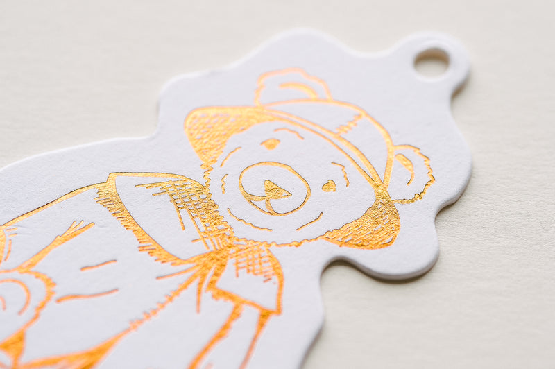 Toy Teddy Die Cut Gift Tag Set